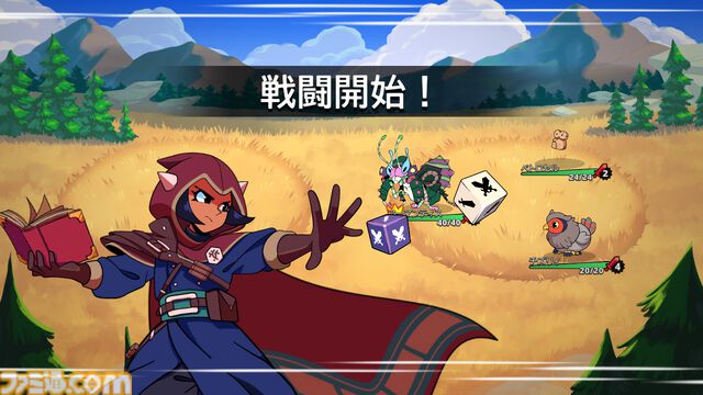 ダイスロールバトル『ダイスフォーク』Switch版が発売。サイコロを振って出た行動をモンスターに指示して戦う戦略的ローグライトゲーム