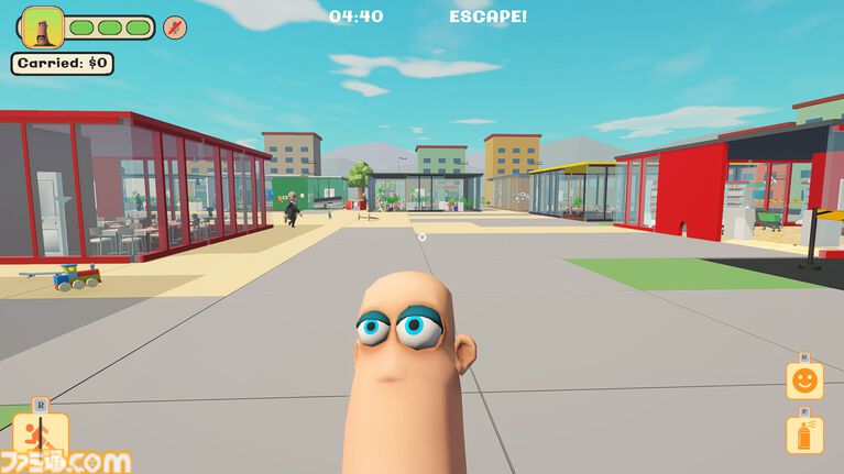 『VERY IMPORTANT NEEDS』壁抜けや透明化、強フィジカルで暴れるカオスなマルチ系強盗アクション。物を根こそぎ奪い生計を立てる盗み暮らし