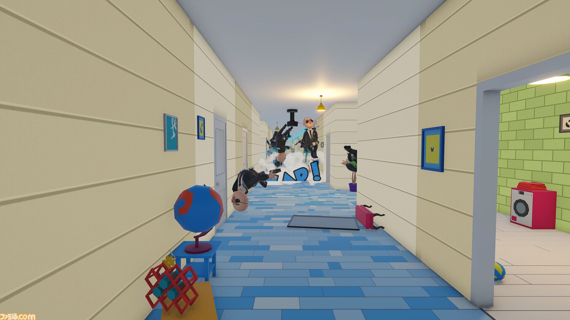 『VERY IMPORTANT NEEDS』壁抜けや透明化、強フィジカルで暴れるカオスなマルチ系強盗アクション。物を根こそぎ奪い生計を立てる盗み暮らし