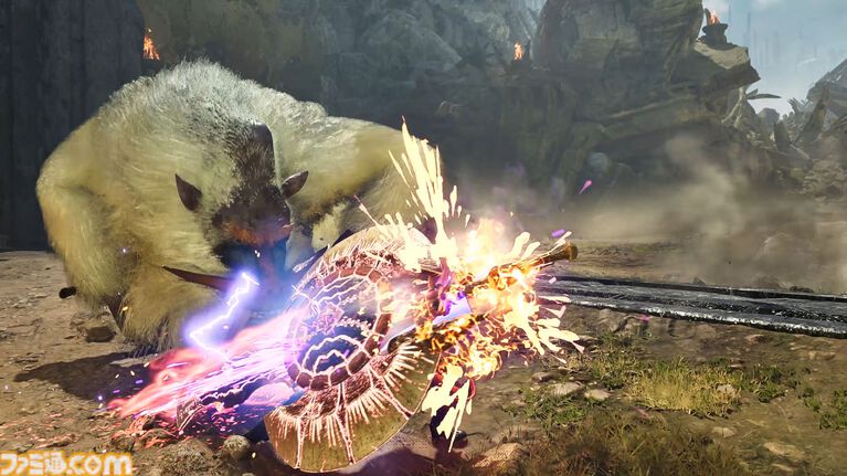 『モンハンワイルズ：アセンダンス』チャージアックス武器紹介動画が公開。もともと高火力なアクションがさらに強化され、派手さも威力も磨きがかかる