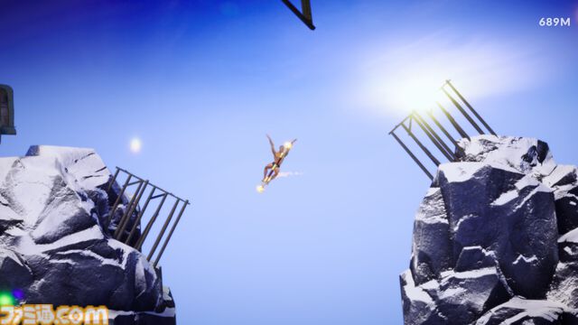 【如意おじ】跳ねて頂上を目指す壺おじ風アクション『Bouncing Over It』Steamストアページが公開。おじさんが孫悟空の“如意棒”を使って跳びまくる