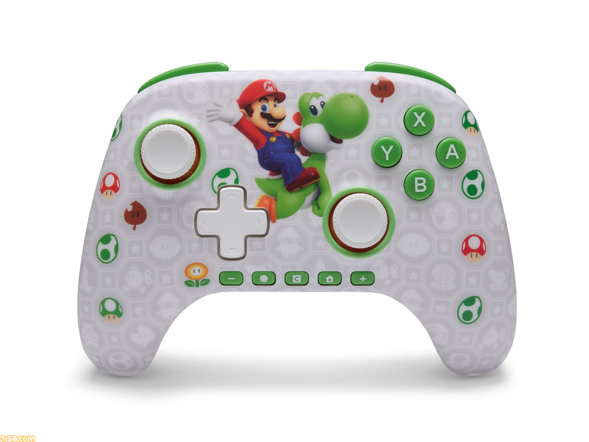 マリオとヨッシーがデザインされたSwitch2ワイヤレスコントローラが9