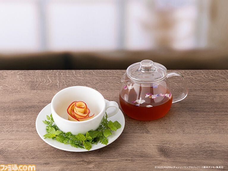 『チェンソーマン レゼ篇』喫茶二道モチーフの喫茶店が10月1日より期間限定でオープン。デンジとレゼをイメージしたサンドイッチやポチタのミニパフェなどが登場
