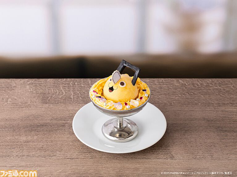 『チェンソーマン レゼ篇』喫茶二道モチーフの喫茶店が10月1日より期間限定でオープン。デンジとレゼをイメージしたサンドイッチやポチタのミニパフェなどが登場
