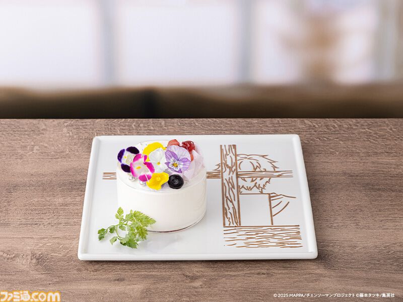 『チェンソーマン レゼ篇』喫茶二道モチーフの喫茶店が10月1日より期間限定でオープン。デンジとレゼをイメージしたサンドイッチやポチタのミニパフェなどが登場