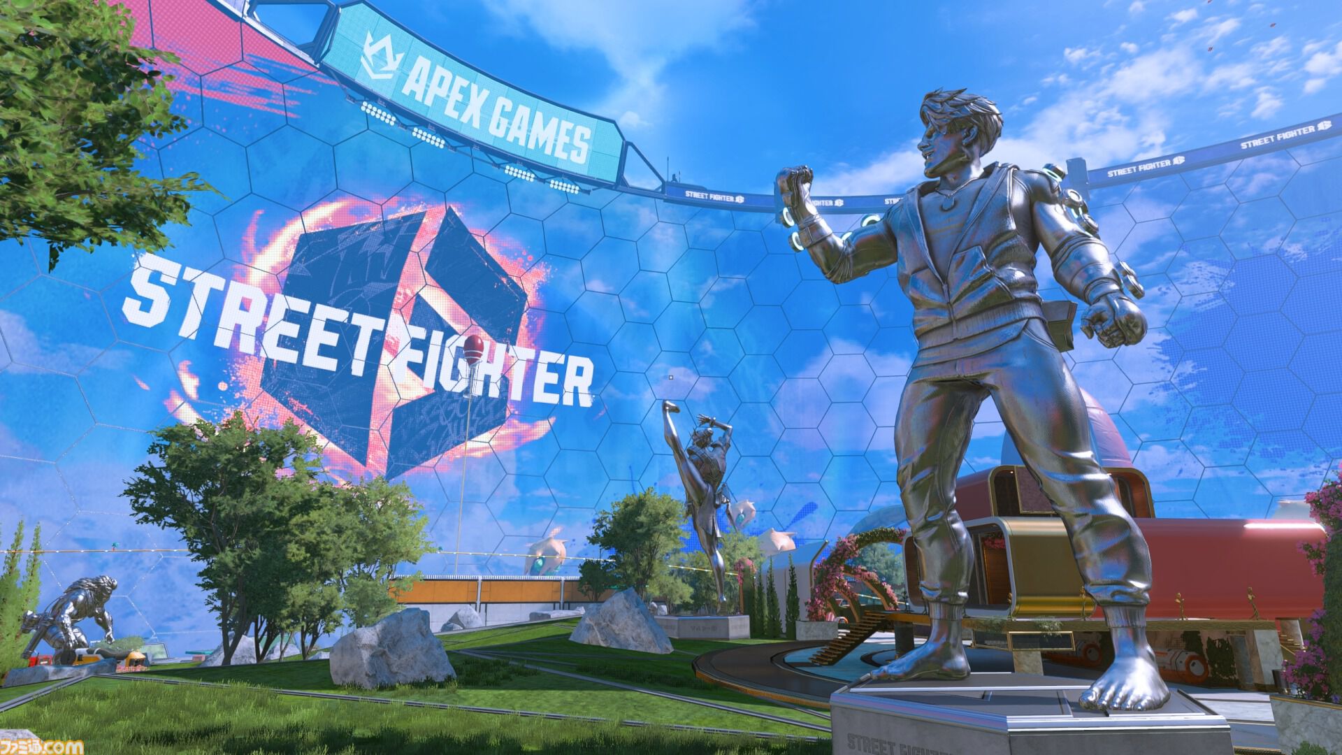 【Apex】『スト6』コラボ発表。レジェンドたちが波動拳や瞬獄殺をぶっ放す！ 豪鬼ジブのビジュアルに衝撃、コラボスキンは意外な組み合わせがベストマッチ