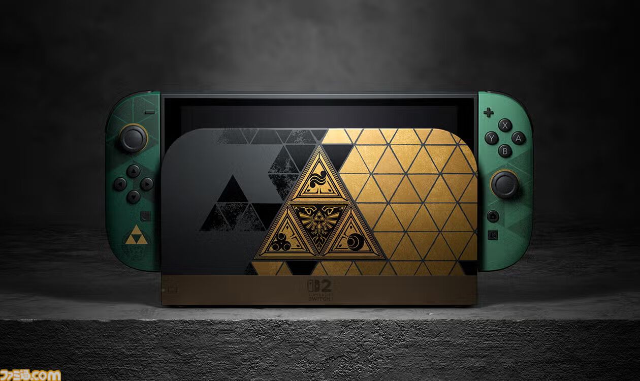 Switch2】『ゼルダの伝説』40周年記念モデルが10月29日に登場
