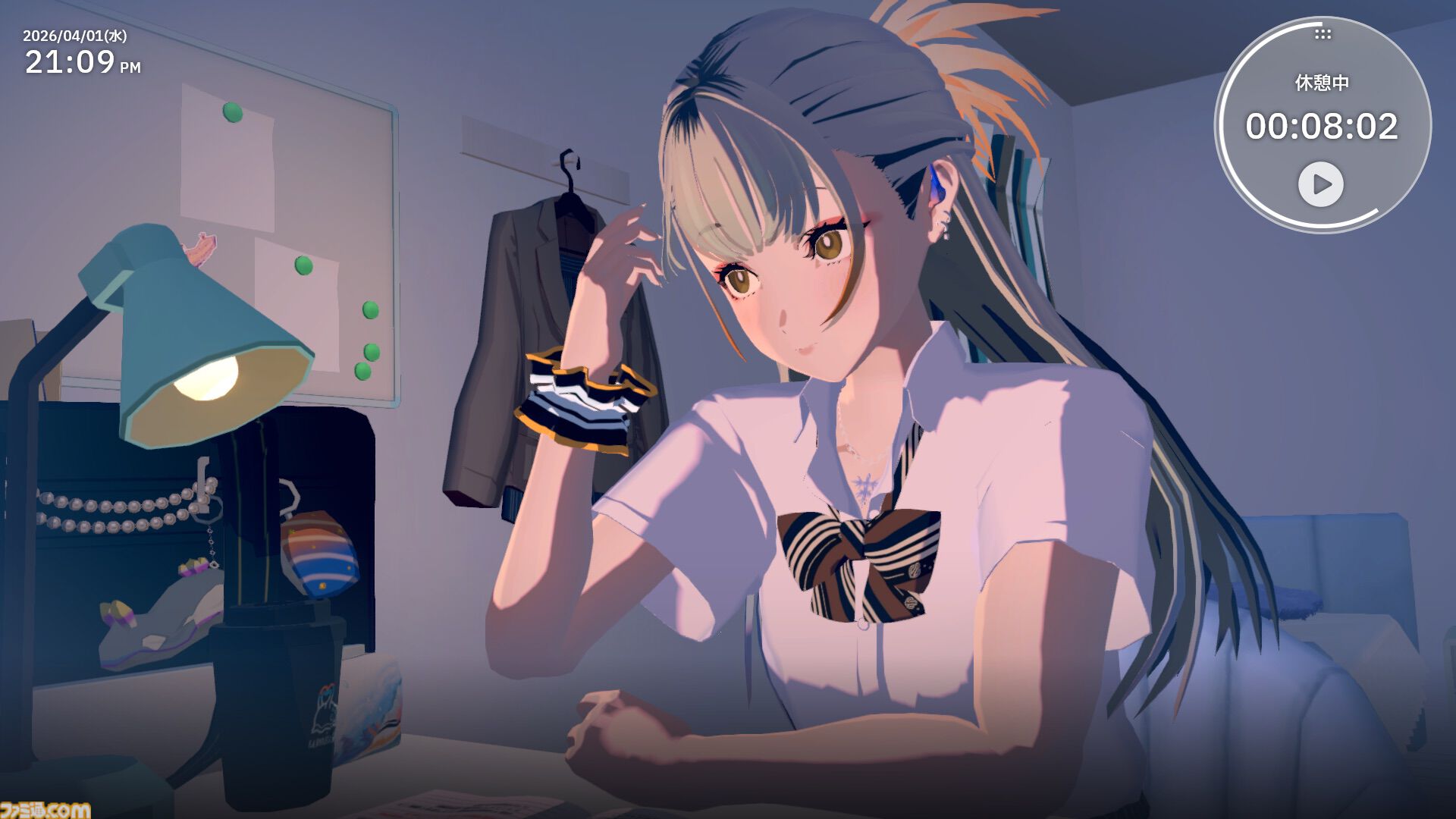『Chill with You : SHIOI’s Sparkling Scenes』クラスの人気者シオイと時間をともにする作業用アドベンチャー。前作『Chill with You : Lo-Fi Story』とは違うタイプのヒロインとアオハルなひととき