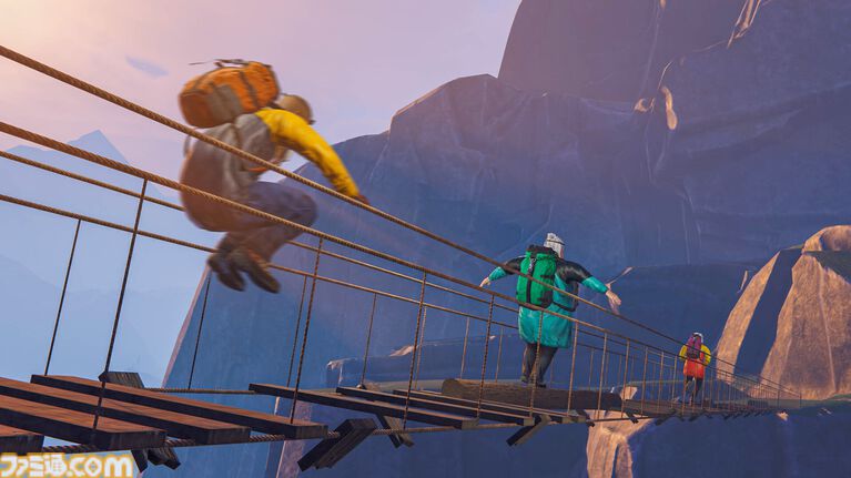 『Sunset Summit』最大8人で挑める老人ドタバタ登山ゲームが配信開始。高齢者一団が日没までのタイムリミットで登頂を目指す