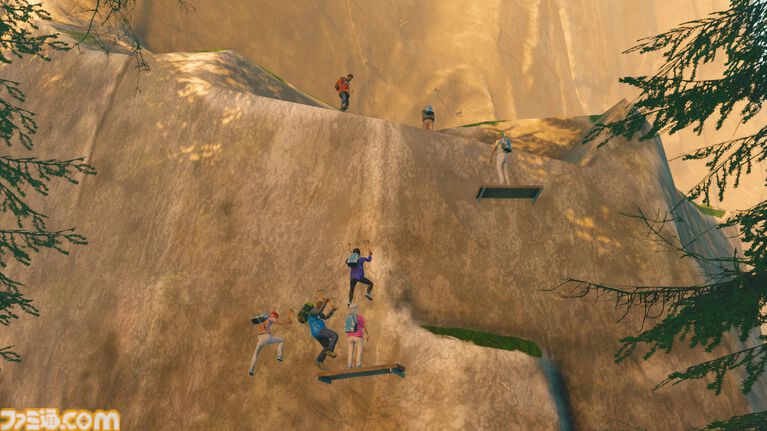 『Sunset Summit』最大8人で挑める老人ドタバタ登山ゲームが配信開始。高齢者一団が日没までのタイムリミットで登頂を目指す