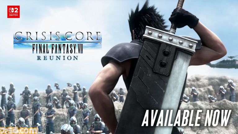 『クライシス コア -FF7- リユニオン』がSwitch2に登場。ザックス主人公の作品が配信開始、30％オフの発売記念セールも【Nintendo Direct 2026.9.9】