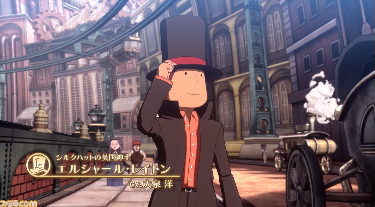 『レイトン教授と蒸気の新世界』12月10日発売決定。万能蒸気機関で大きな発展を遂げた新世界を舞台に、レイトン教授とルークの冒険が描かれる。ナゾの収録数はシリーズ最多【Nintendo Direct 2026.9.9】