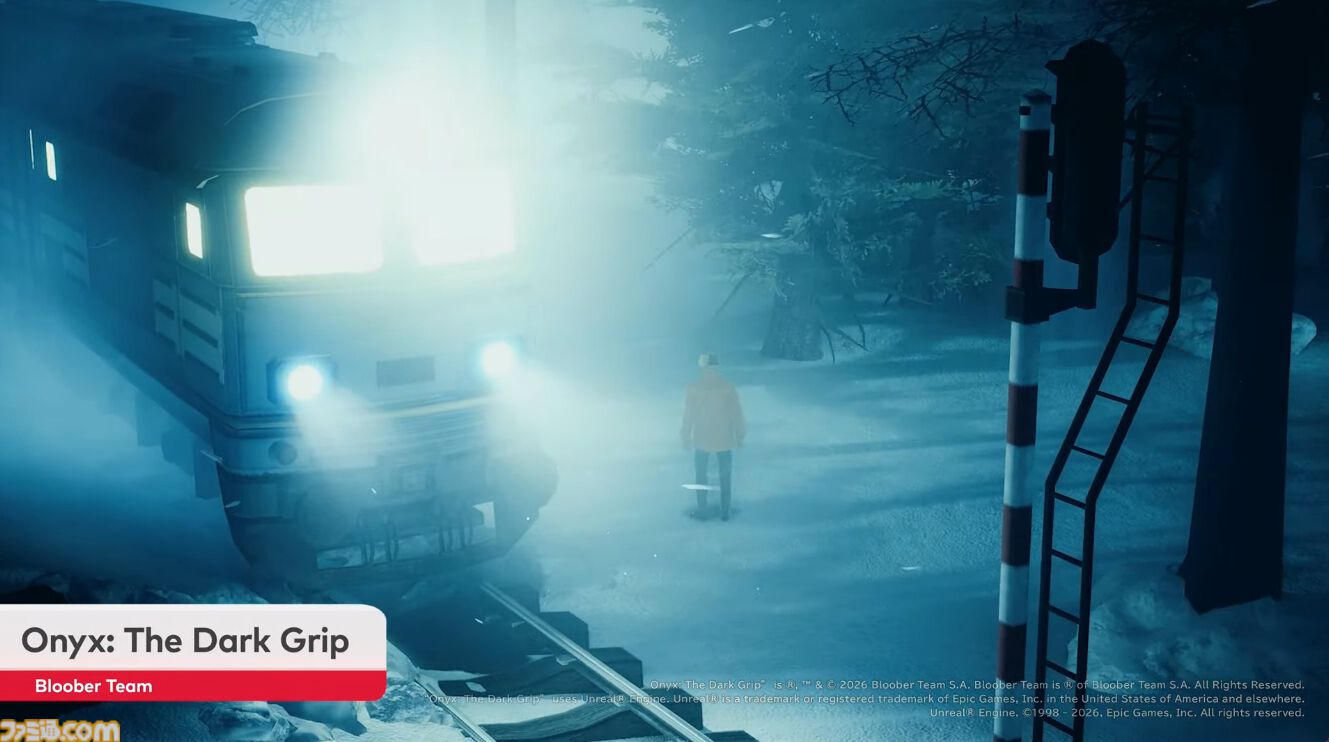 『ONYK THE DARK GRIP』2027年配信決定。タッチ操作を駆使し怪奇現象として主人公の冒険をサポートする紹介映像公開【Nintendo Direct 2026.9.9】