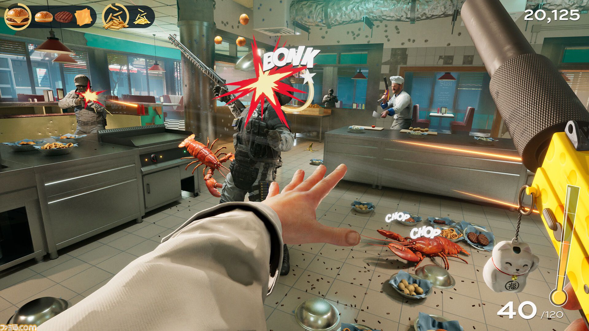 『メイヘム・アラカルト』オーダーをさばきながら、襲ってくる敵を倒す協力型クッキングFPS。2027年にSteamで早期アクセスを開始