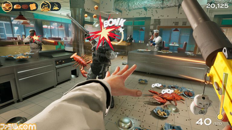 『メイヘム・アラカルト』オーダーをさばきながら、襲ってくる敵を倒す協力型クッキングFPS。2027年にSteamで早期アクセスを開始