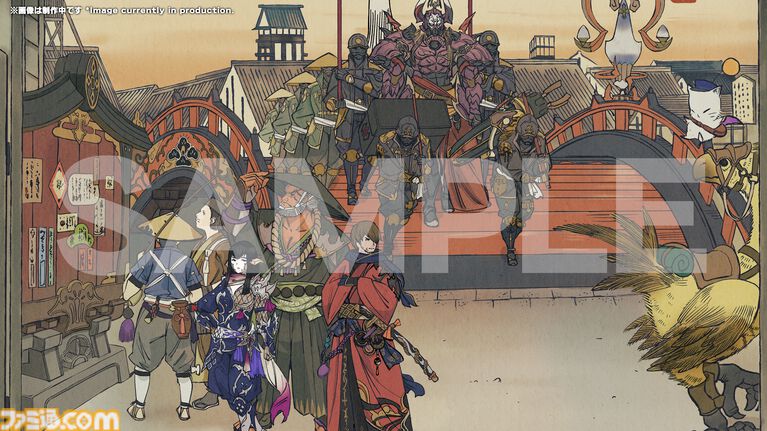 『FF』40周年記念展が東京国立博物館で開催。孔雀明王像×ジョシュア、東海道五十三次×クガネなど文化財とのコラボも
