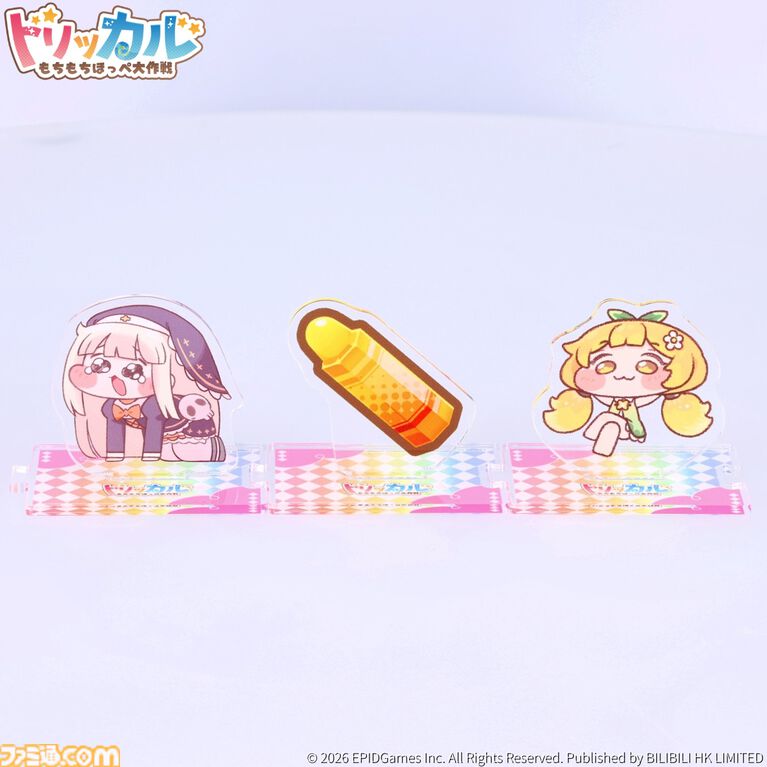 『トリッカル』ｽﾋﾟｷが光って回るアクスタに。75名の使徒や特級くれよんもラインアップするつながるアクスタも注目。9月17日より予約開始