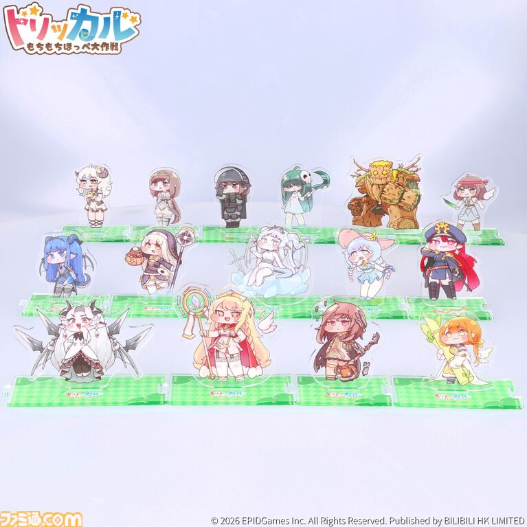 『トリッカル』ｽﾋﾟｷが光って回るアクスタに。75名の使徒や特級くれよんもラインアップするつながるアクスタも注目。9月17日より予約開始