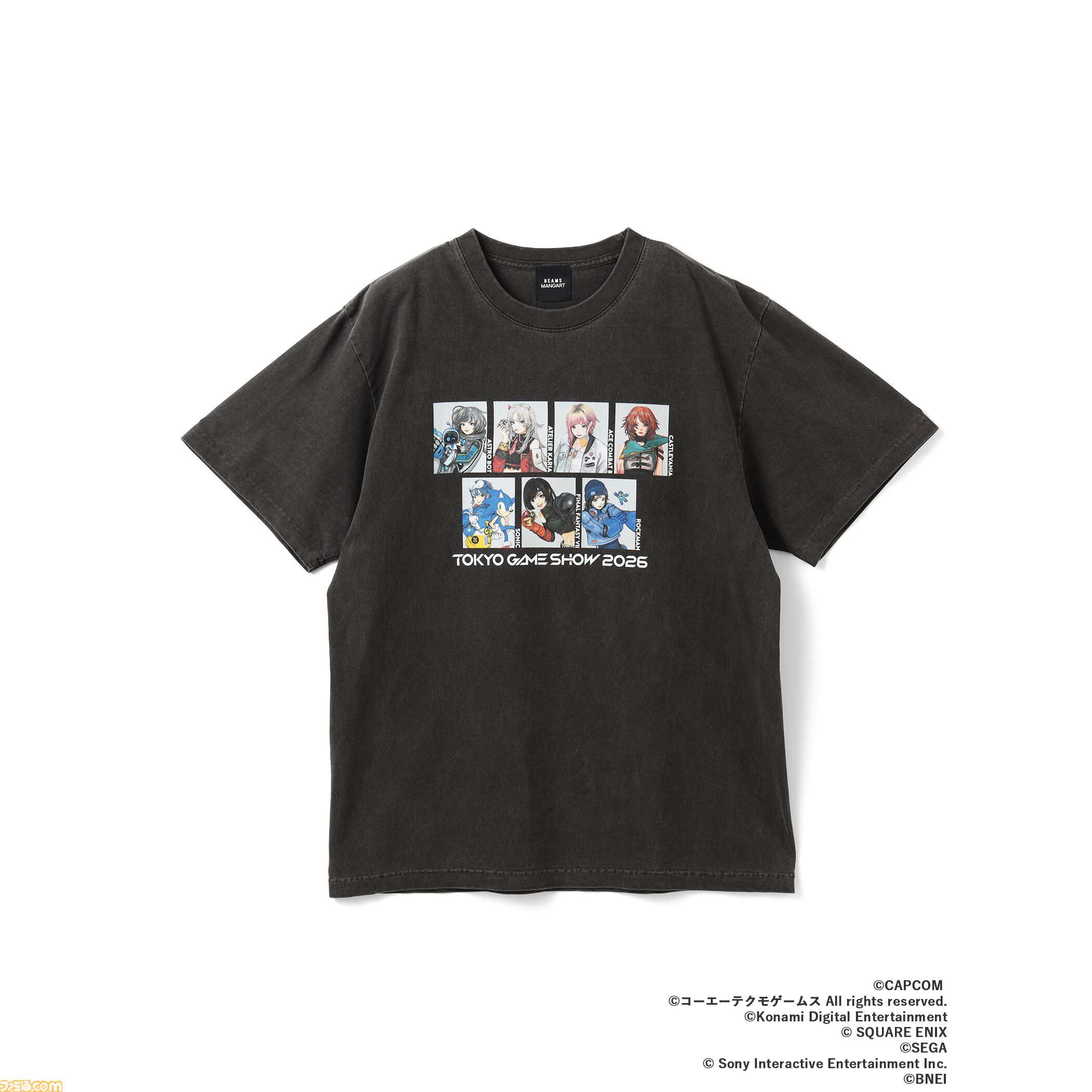 TGS30周年xビームス50周年のコラボTシャツが期間限定で発売。『FF7