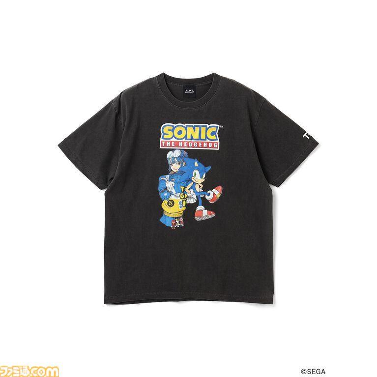 TGS30周年xビームス50周年のコラボTシャツが期間限定で発売。『FF7』ユフィや『ロックマン』『ソニック』などをざしきわらし氏が描き下ろし【TGS2026】