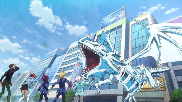 『遊戯王』原画展記念のスペシャルアニメが公開。遊戯たちが童実野町にふたたび集結。さらなる原画展グッズ情報も公開