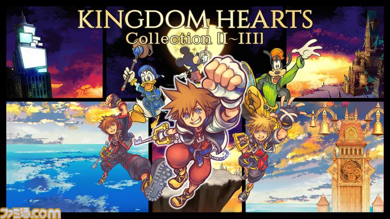 『キングダム ハーツ コレクション I~III』シリーズ未体験でも楽しめるワールド紹介映像が公開。まるごと収録3パッケージがひとつに