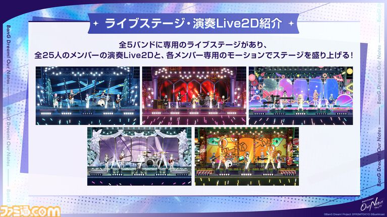 【バンドリ】新作アプリ『アワーノーツ』9月24日正式リリース。全5バンドの初期楽曲やゲームシステムを公開、TGS2026にも出展決定