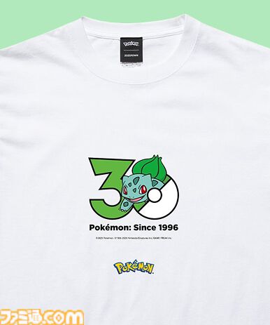 【ポケモン】1025匹のポケモンたちがTシャツに。30周年記念ロゴTシャツが9月18日よりZOZOTOWNで受注販売。オリジナルBOXとともにお届け