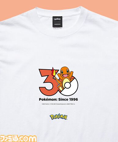 【ポケモン】1025匹のポケモンたちがTシャツに。30周年記念ロゴTシャツが9月18日よりZOZOTOWNで受注販売。オリジナルBOXとともにお届け