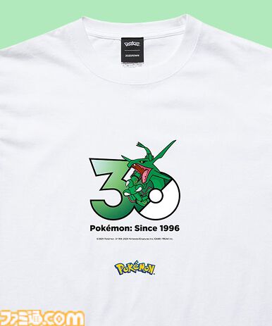 【ポケモン】1025匹のポケモンたちがTシャツに。30周年記念ロゴTシャツが9月18日よりZOZOTOWNで受注販売。オリジナルBOXとともにお届け