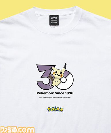 【ポケモン】1025匹のポケモンたちがTシャツに。30周年記念ロゴTシャツが9月18日よりZOZOTOWNで受注販売。オリジナルBOXとともにお届け