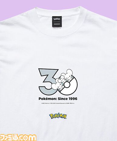 【ポケモン】1025匹のポケモンたちがTシャツに。30周年記念ロゴTシャツが9月18日よりZOZOTOWNで受注販売。オリジナルBOXとともにお届け