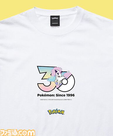 【ポケモン】1025匹のポケモンたちがTシャツに。30周年記念ロゴTシャツが9月18日よりZOZOTOWNで受注販売。オリジナルBOXとともにお届け