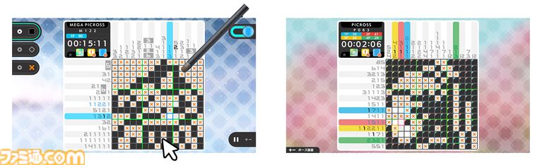 『ピクロスS CLIMAX』シリーズ全9作品から厳選された1020問を収録。Switch 2/Switchで12月10日に発売。タッチスクリーンやマウス操作にも対応