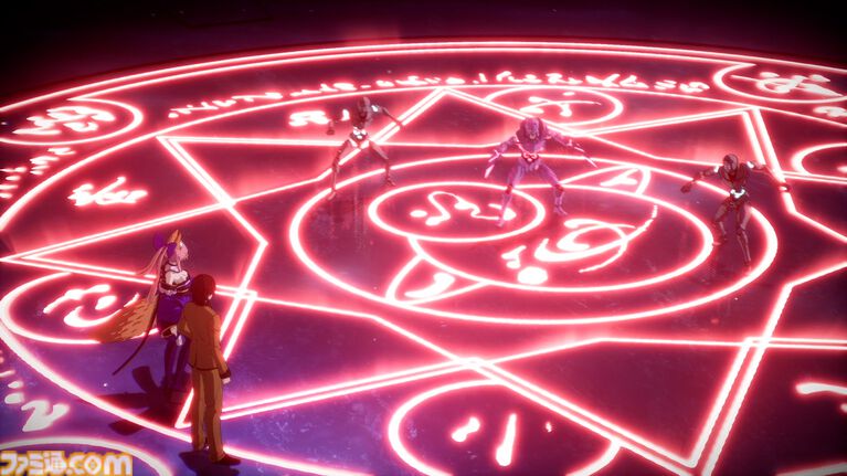 『フェイト エクストラ レコード』キャスター（声：斎藤千和）のキャラクターPV公開。狐耳と尻尾が特徴の呪術士で知略に長けた戦術家
