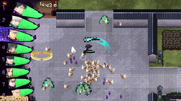 『呪術廻戦 RUMBLE: SURVIVATON』呪霊退治で競う『ヴァンサバ』風バトロワ。得点上位に食い込んだ先には、タイマン勝負が待っている【試遊レビュー】