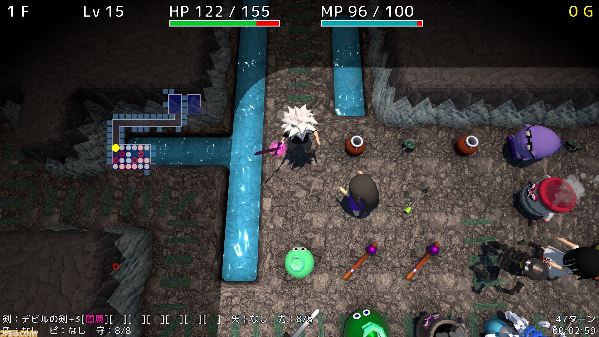 『勇者ローグ』王道ローグライクダンジョンRPGのリリース日が10月31日に決定。パンダを焼くとなぜか力が10上がる。『不思議のダンジョン』好きなら堪らない小ネタも満載