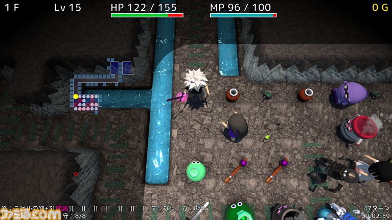 『勇者ローグ』王道ローグライクダンジョンRPGのリリース日が10月31日に決定。パンダを焼くとなぜか力が10上がる。『不思議のダンジョン』好きなら堪らない小ネタも満載