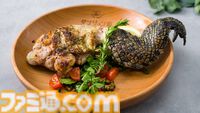 『ダンジョン飯』“炎⻯にカツレツ”や“コカトリスの親子あんかけ”がうまそう。レッドドラゴンのステーキはワニ肉で再現。コラボカフェが7/2より池袋で開催