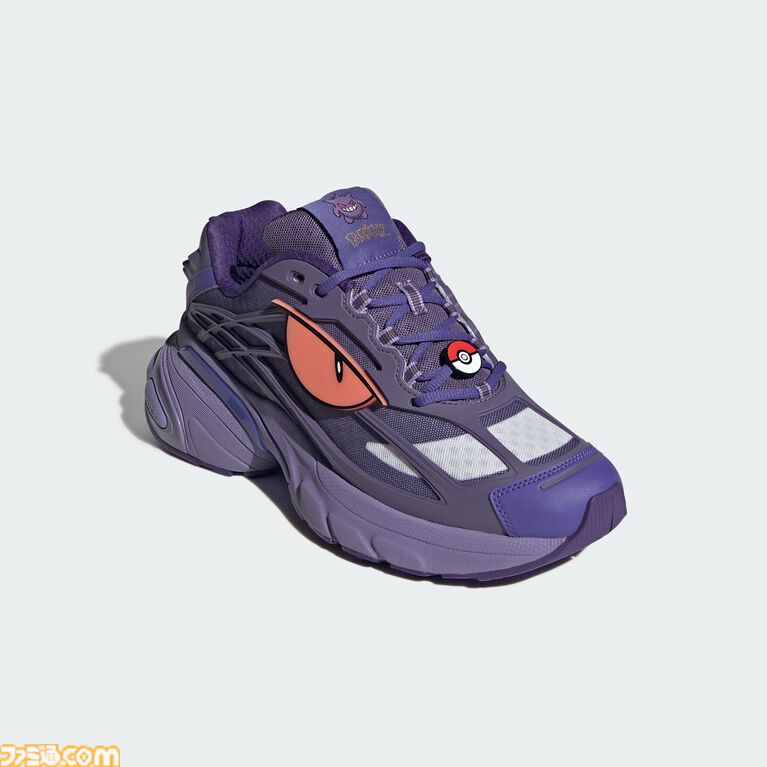 【ポケモン】アディダス オリジナルスのコラボ商品が本日(9/15)発売。ゲンガーのまなざしをデザインしたスニーカーなどが登場