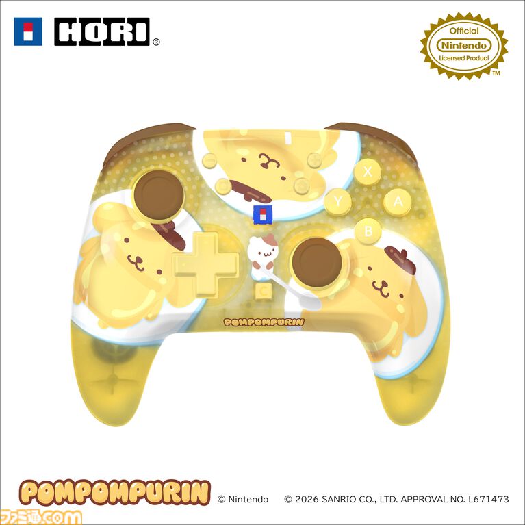 【サンリオ】クロミ、シナモロール、ポムポムプリンのコントローラーが10月発売。Switch 2本体をかわいく彩るデコレーションキットは11月に登場