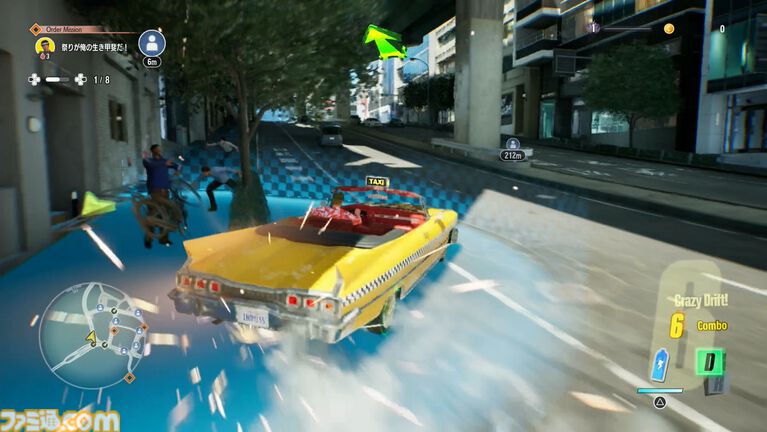 『クレイジータクシー：ワールドツアー』日本マップには渋谷109や一蘭が実名で登場、付近には浅草っぽいエリアも。ダッシュからの直角コーナリングはドライブゲームの常識を超えている