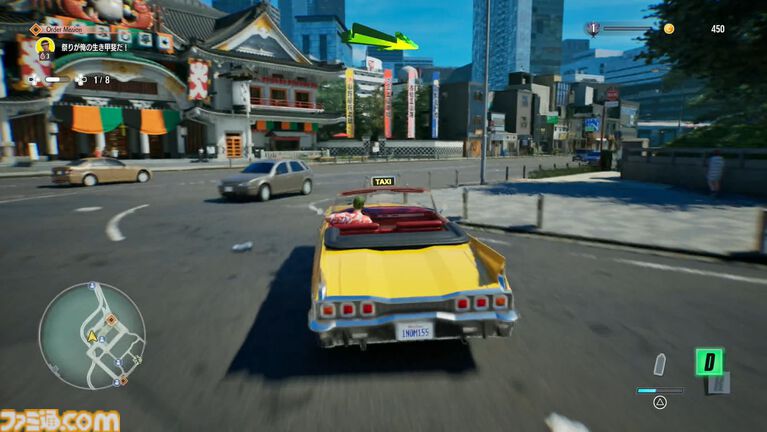 『クレイジータクシー：ワールドツアー』日本マップには渋谷109や一蘭が実名で登場、付近には浅草っぽいエリアも。ダッシュからの直角コーナリングはドライブゲームの常識を超えている