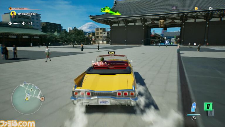 『クレイジータクシー：ワールドツアー』日本マップには渋谷109や一蘭が実名で登場、付近には浅草っぽいエリアも。ダッシュからの直角コーナリングはドライブゲームの常識を超えている