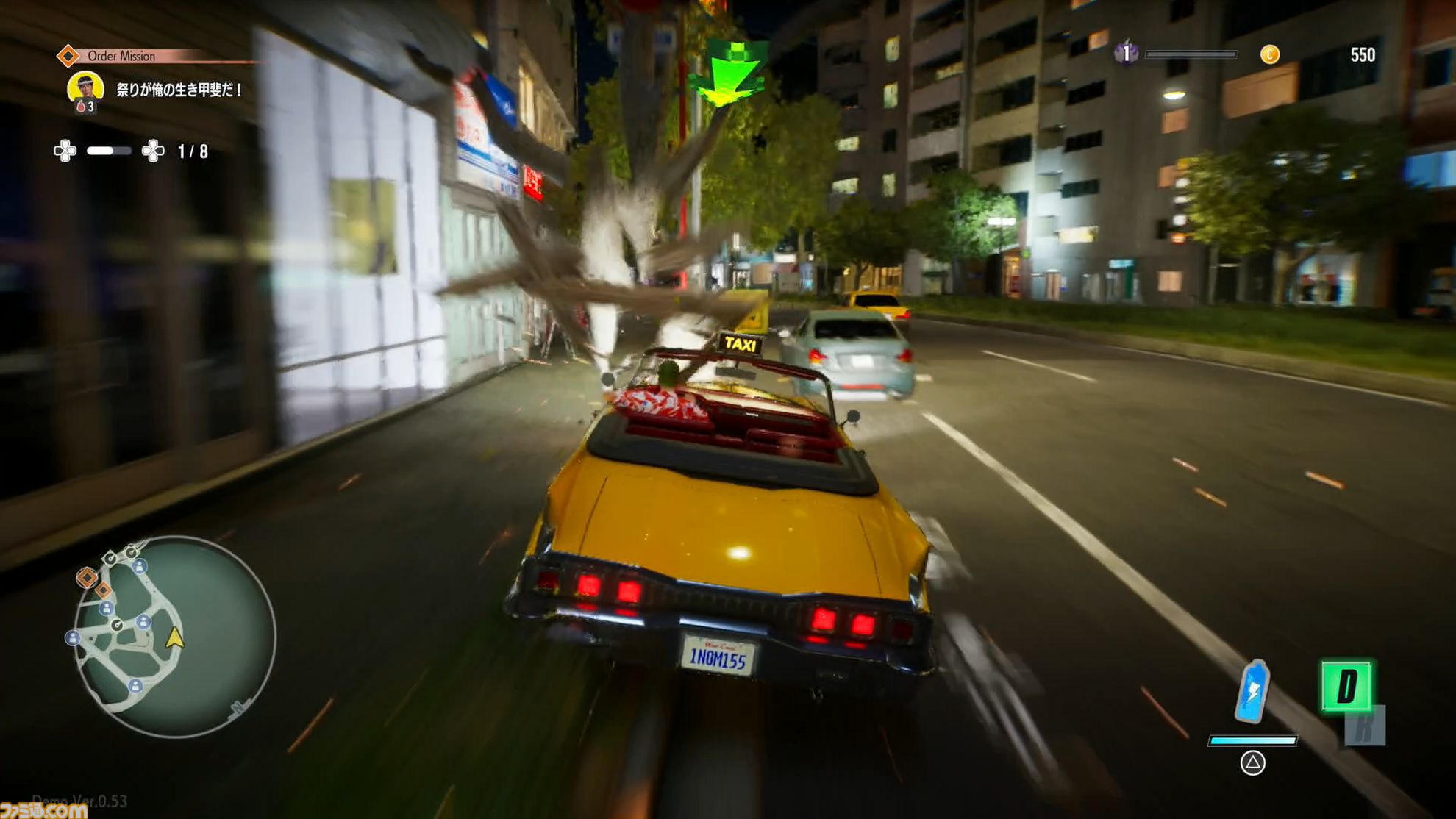 『クレイジータクシー：ワールドツアー』日本マップには渋谷109や一蘭が実名で登場、付近には浅草っぽいエリアも。ダッシュからの直角コーナリングはドライブゲームの常識を超えている