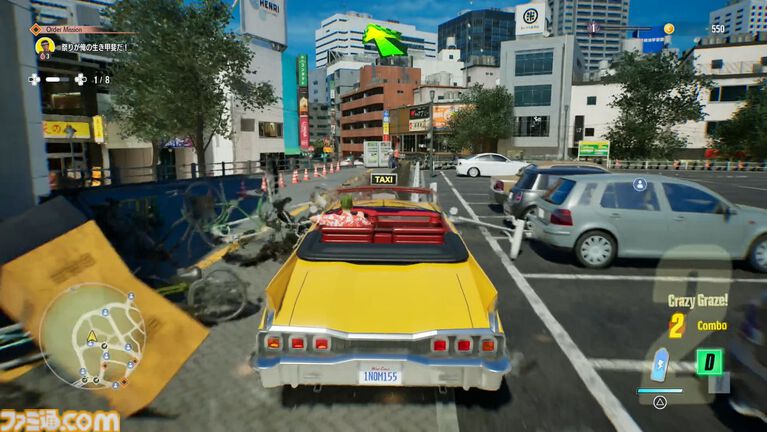 『クレイジータクシー：ワールドツアー』日本マップには渋谷109や一蘭が実名で登場、付近には浅草っぽいエリアも。ダッシュからの直角コーナリングはドライブゲームの常識を超えている