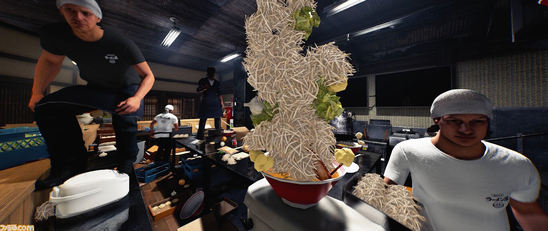 『Japanese Ramen Simulator』9月28日の午前9時に発売決定。ラーメン評論家も来店、自由度が高いマルチ協力ラーメン屋シミュレーション