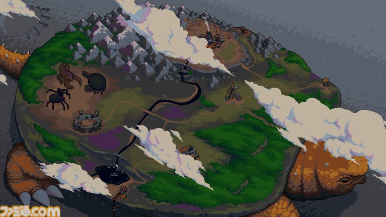 巨ガニの背中に都市を築いて世紀末世界を戦い抜くローグライトオートバトラー『The Crab is Walking』が発表。巨大生物とともに荒野を往け