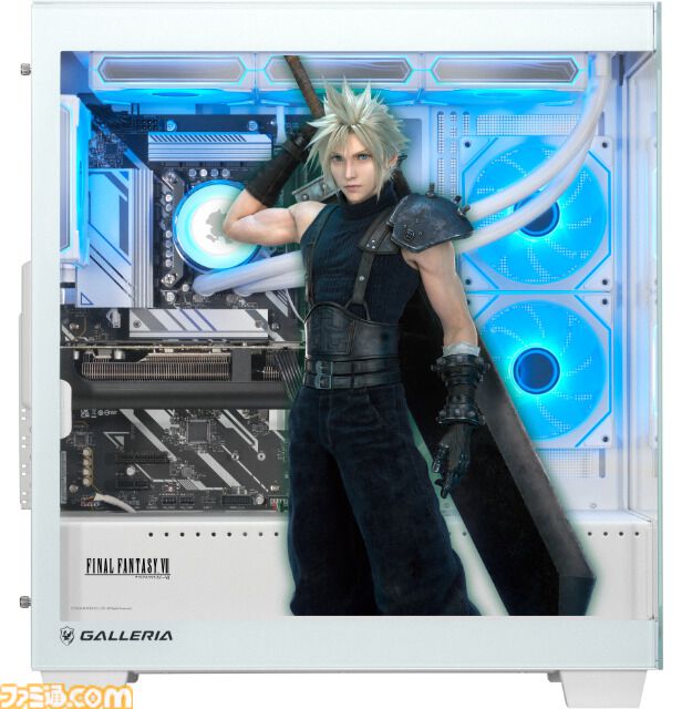 『FF』40周年コラボPCがガレリアから登場。クラウドやティーダなど歴代ナンバリングタイトルのキャラが描かれた全16種