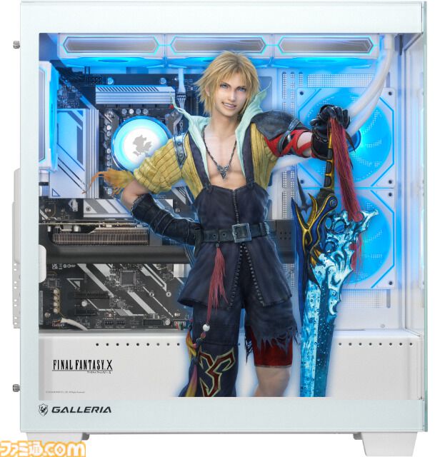 『FF』40周年コラボPCがガレリアから登場。クラウドやティーダなど歴代ナンバリングタイトルのキャラが描かれた全16種